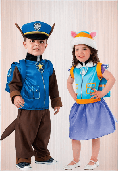 Chase Paw Patrol Costume & Everest Costume