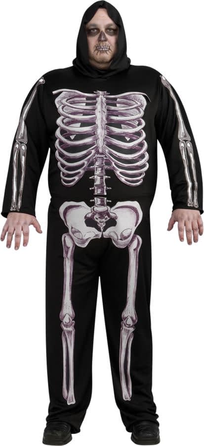 Skeleton 3 D Plus Size Adult Costume | SCostumes