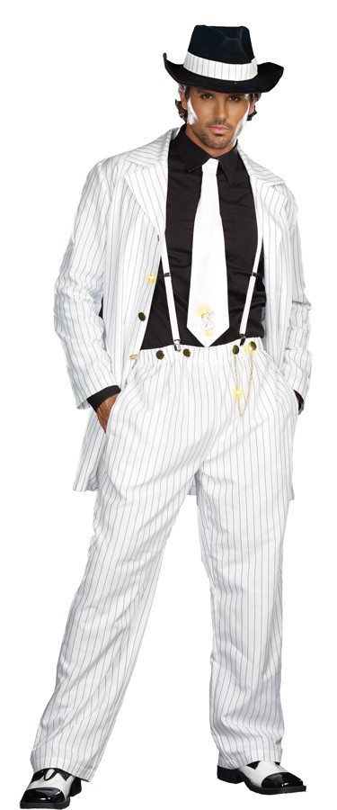 White Gangster Suit Adult | SCostumes