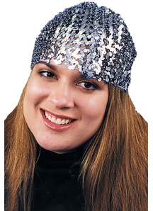 Cloche Hat Sequin Black For All
