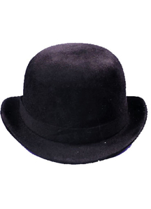 Derby Hat Black Felt Large For All