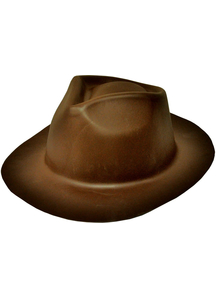 Gangster Hat Brown Foam For All