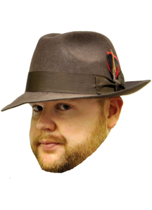 Gangster Hat Brown Small For Men