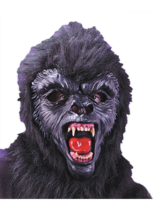 Gorilla Dlx Mask With Teeth For Adults