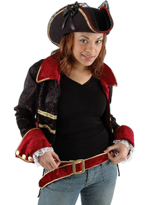 Hat Lady Buccaneer Black For Adults