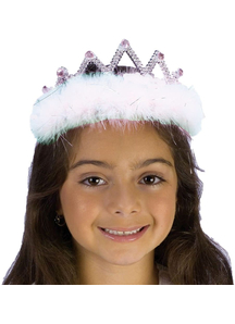 Tiara Marabou Pink Diamond For All