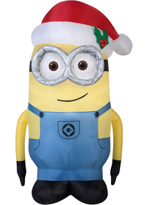 Airblown- Minion With Santa Hat