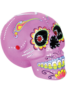 Day Of The Dead Skull Pink