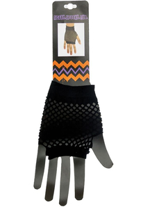 Fish Net Gloves Black