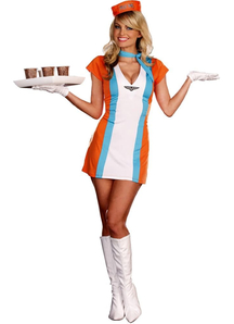 Flight Attendant Adult Costume