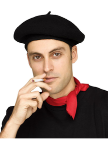 French Beret Black