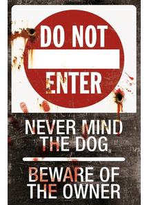 Metal Sigh Do Not Enter