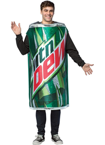 Mtn Dew Can Adult Costume