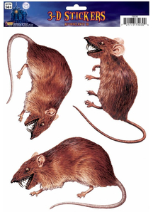 Rat 3 D Stickers