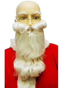 Realistic Santa Beard White
