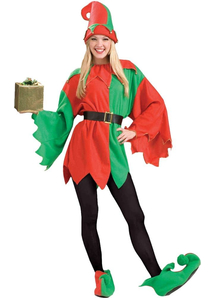 Santa'S Helper Elf Adult Costume