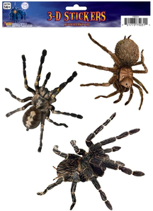 Spider 3 D Stickers
