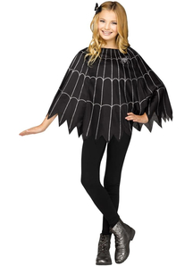 Spiderweb Poncho For Children