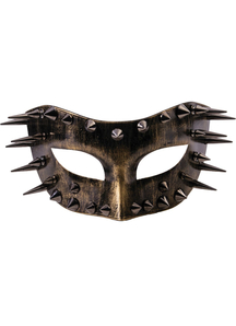 Steampunk Spiked Gold Mask