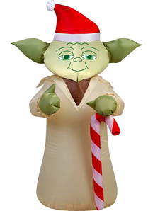 Airblown Yoda With Cane