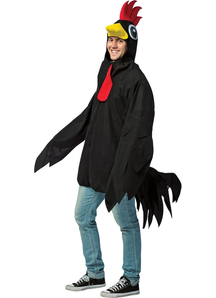 Black Rooster Adult Costume