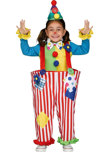 Crazy Clown Child Costume