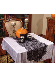 Great Halloween Decoration! Spider Web Tacble Runner
