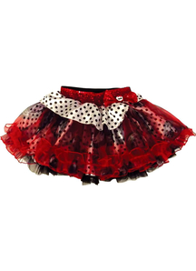 Monster Hig Red Black Petticoat