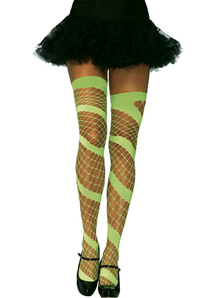 Neon Green Stockings