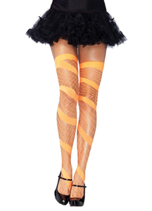 Neon Orange Stockings