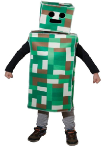 Pixel Monster Costume For Children
