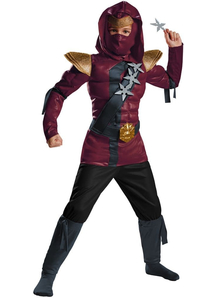 Red Fire Ninja Child Costume