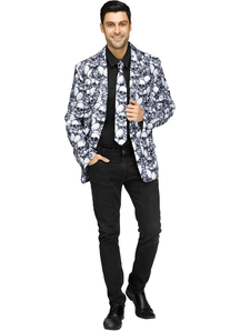 Skull Jacket & tie Adult