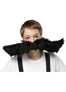 Super Mustache Black 20 inches
