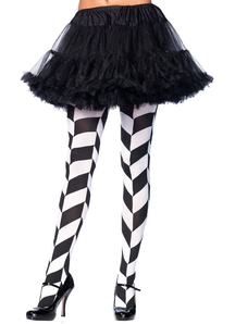 Tights Illusion Black/White