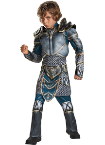 Warcraft Lothar Muscle Costume For Children