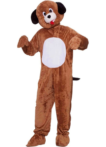 Brown Puppy Mascot Adult Costume