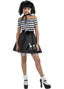 Dark Poodle Teen Costume