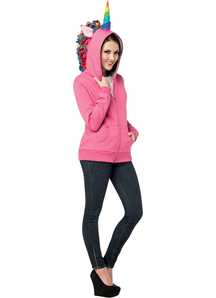 Hoodie Unicorn Pink Teen