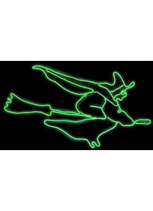 Light Glo Flying Witch