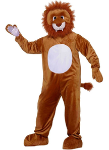 Lion Mascot Adult Costume