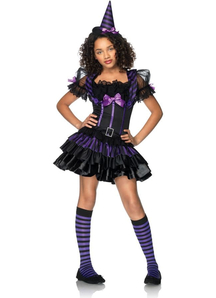 Purple Witch Teen Costume