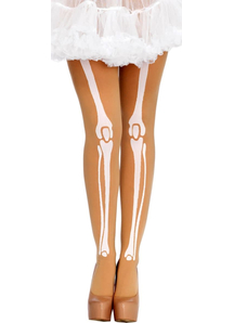 Skeleton Ptinted Tights