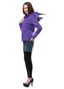 Hoodie Unicorn Purple Teen