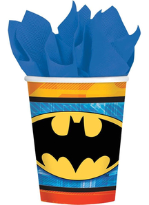 Batman Cups 9 Oz 8 Pk