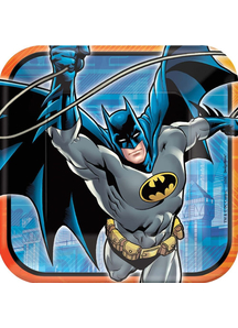 Batman Square Plate 9In