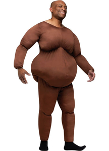 Dark Fat Man Adult Costume