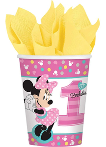 Minnie 1St Cups 9Oz 8 Pack