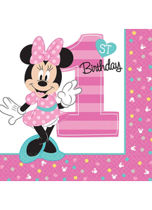 Minnie 1St Lunch Napkins