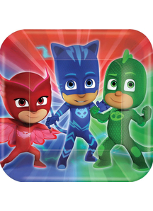 Pj Masks Square Plate 9In